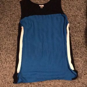 3/$15-Jersey inspired sleeveless top
